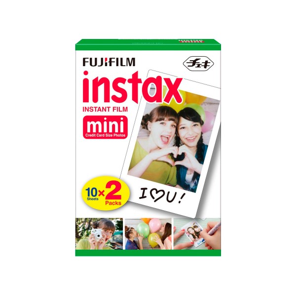 Fujifilm instax mini 2x10/ pelicula fotográfica instantánea