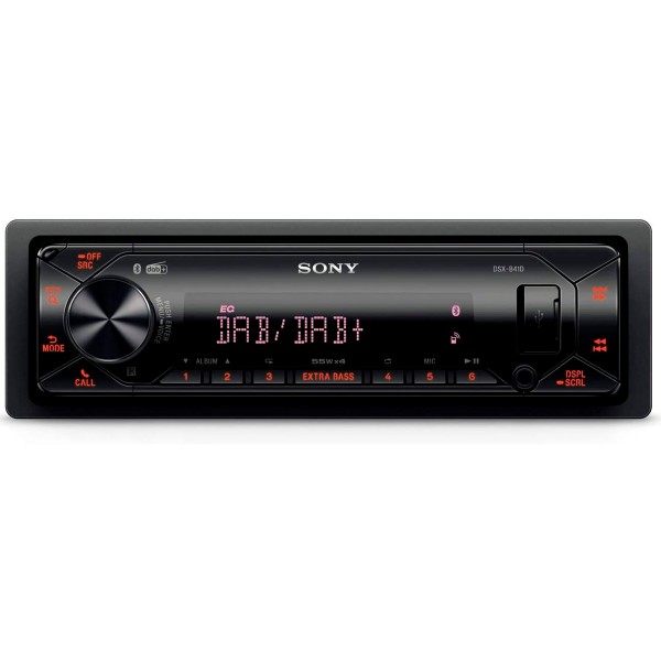 Sony dsx-b41d receptor multimedia 4x55w con radio dab usb bluetooth para el coche