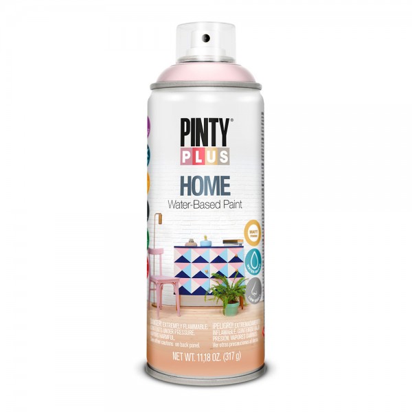 Pintura en spray pintyplus home 520cc light rose hm117 (pack 2 unidades)